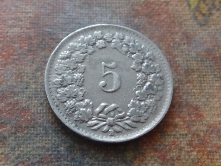 Tutti le monete: 5 Rp. 1948 – Usato da Romanel-sur-Lausanne venduto da Swift13 1