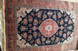 Seidenteppich, handgeknüpft, neu 175x250
