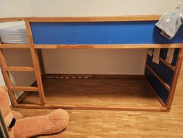 Kinder Hoch- Etagenbett Holz 200x90