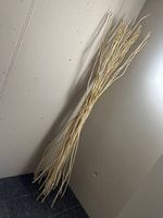 30x bleached Mitsumata wood branches 2m 🪾 Deko Zweige Holz