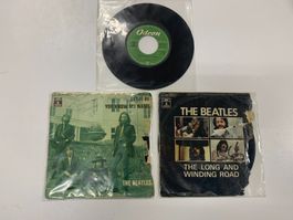 3 Singels von den Beatles aus den 70er Jahren 2 aus Spanien