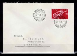 Schweiz  Brief 1948