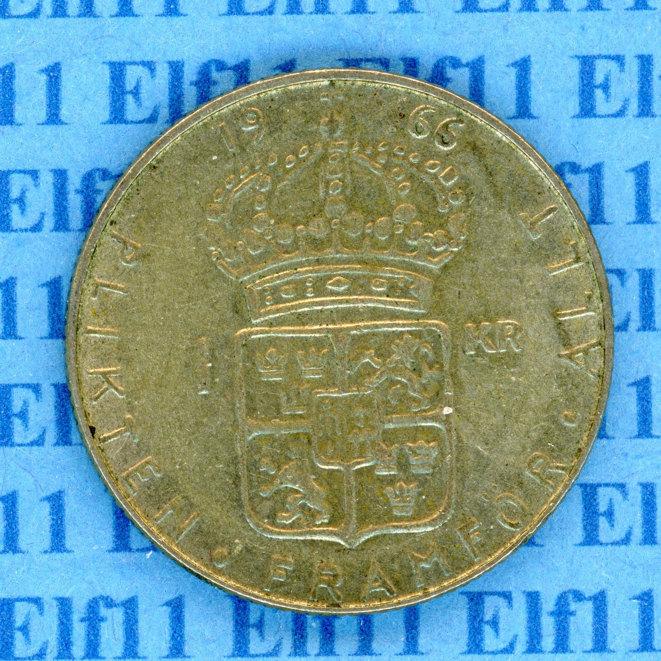 Tutti le monete: SEK___1.00 1966 ss-vz 1 Krone – Usato da Widnau venduto da Elf11