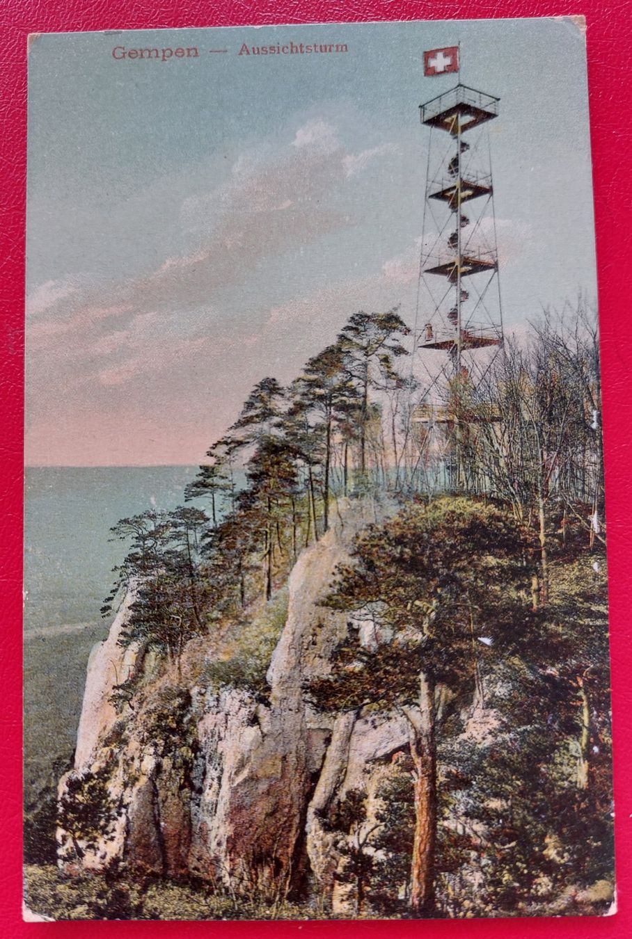 Cartoline postali: Gempen - Aussichtsturm 1916 – Usato da St-Légier-La Chiésaz venduto da Theo005