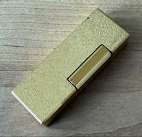 professionell restauriertes Dunhill Feuerzeug Schrägflamme