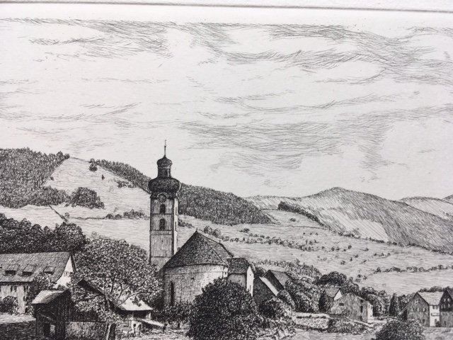 Acqueforti & Disegni: Radierung von GOMMISWALD – Nuovo e nell'imballaggio originale da Elgg venduto da Kallipygos 1