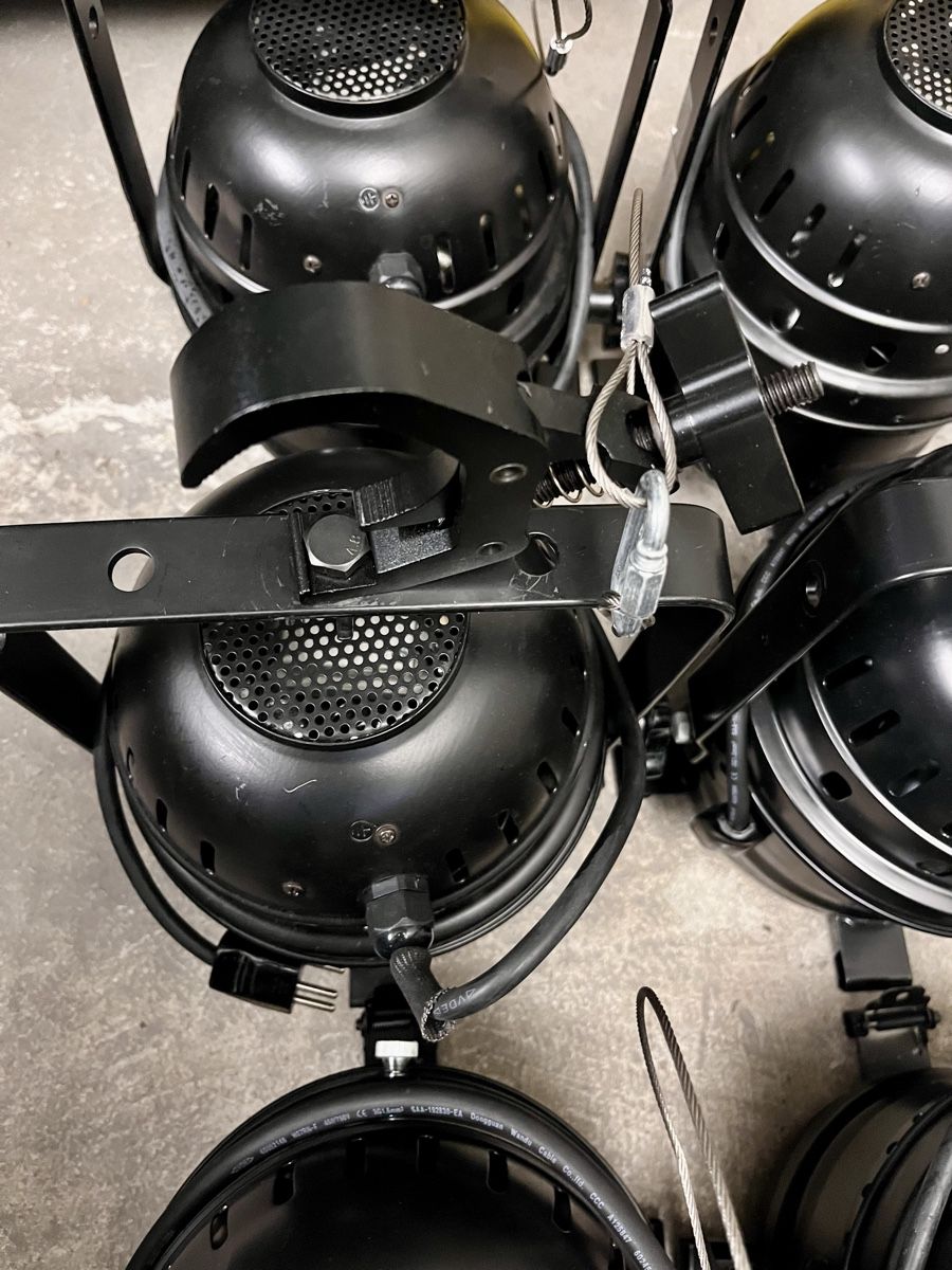 Fari: Set 6x PAR-64  Short / 500w / Accessoires  – Usato da Genève venduto da RVA_GVA 1