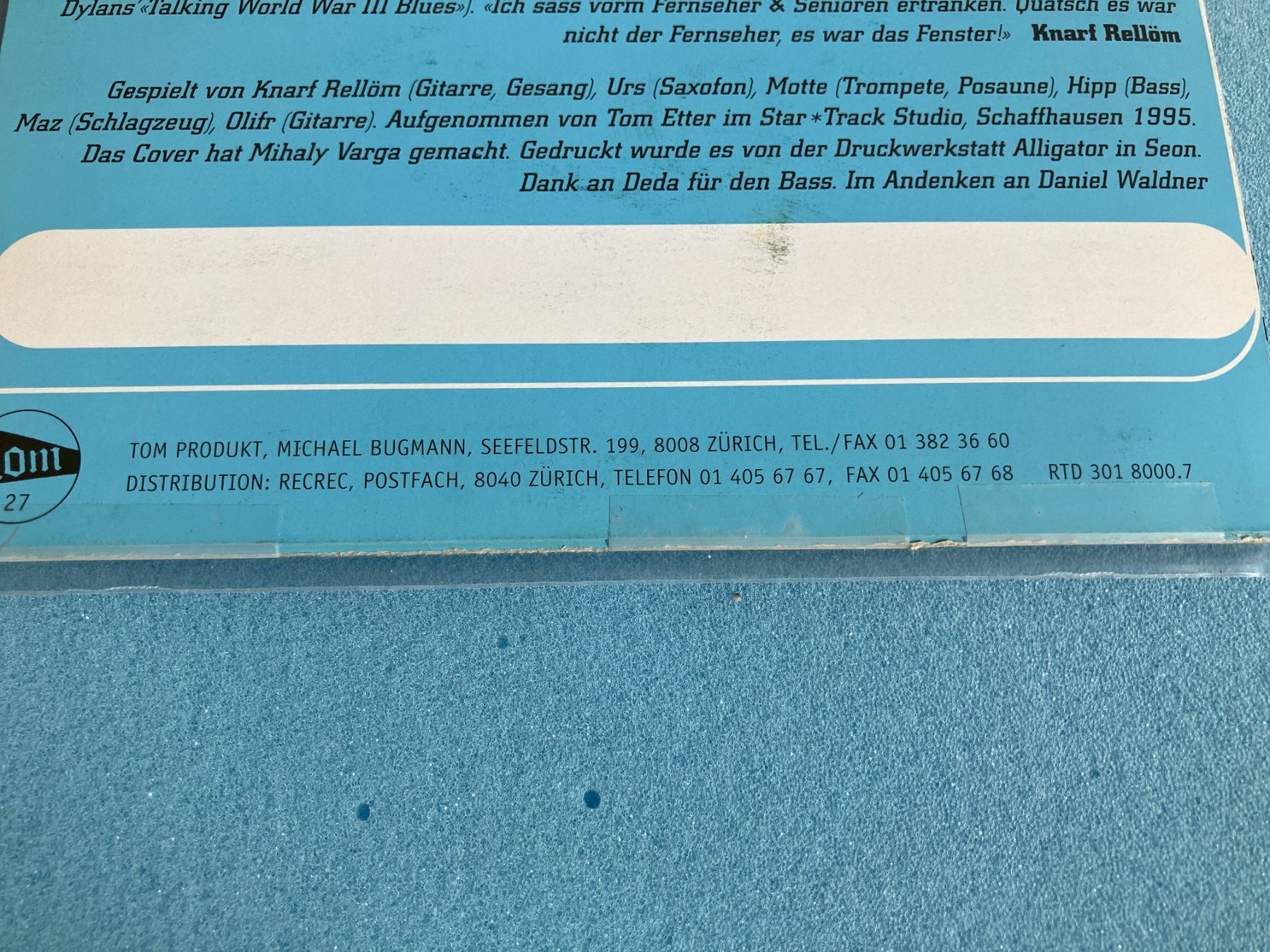 Dischi in vinile: Die Aeronauten – Usato da Aarwangen venduto da Jukebox3 3
