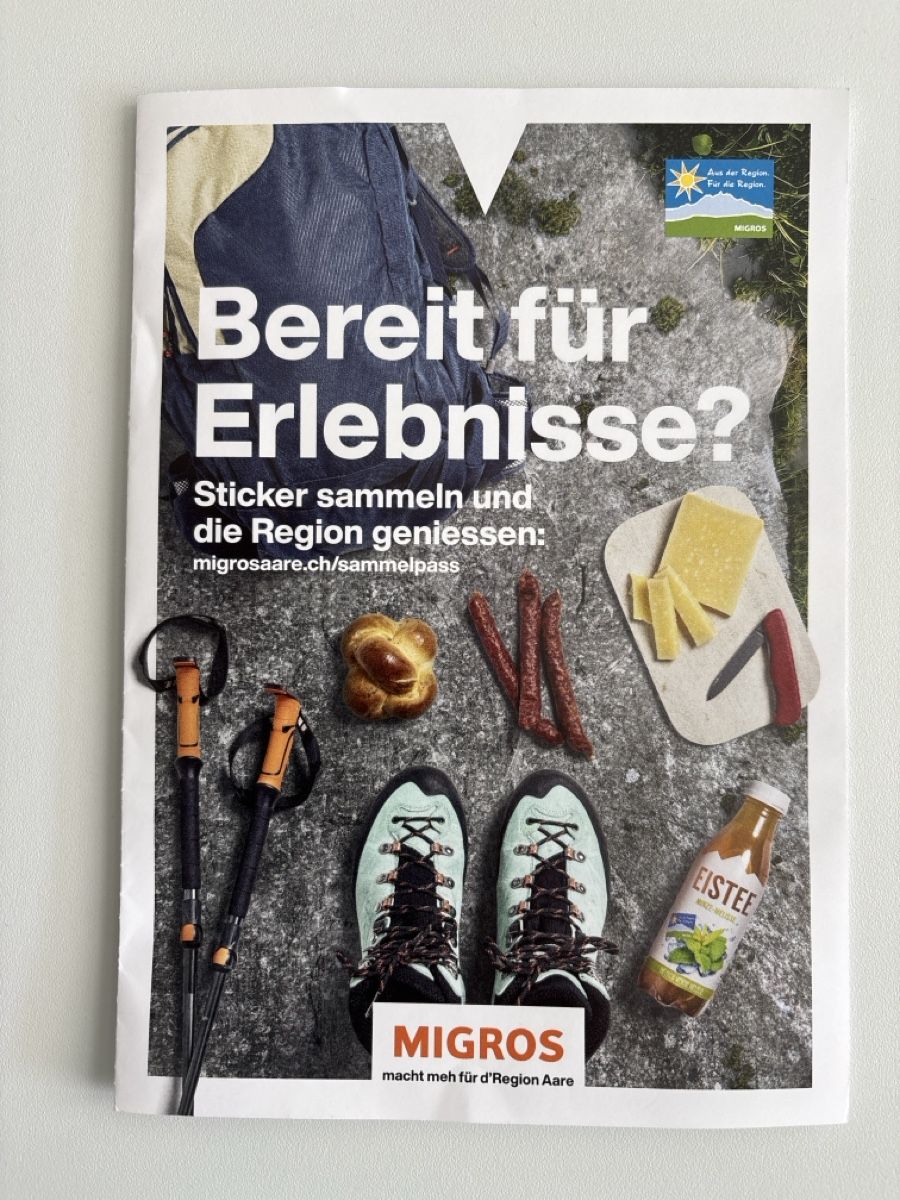 Migros Raccolte di bollini & punti: Migros Aare Sammelpass 2026 – Nuovo e nell'imballaggio originale da Bern venduto da blu123