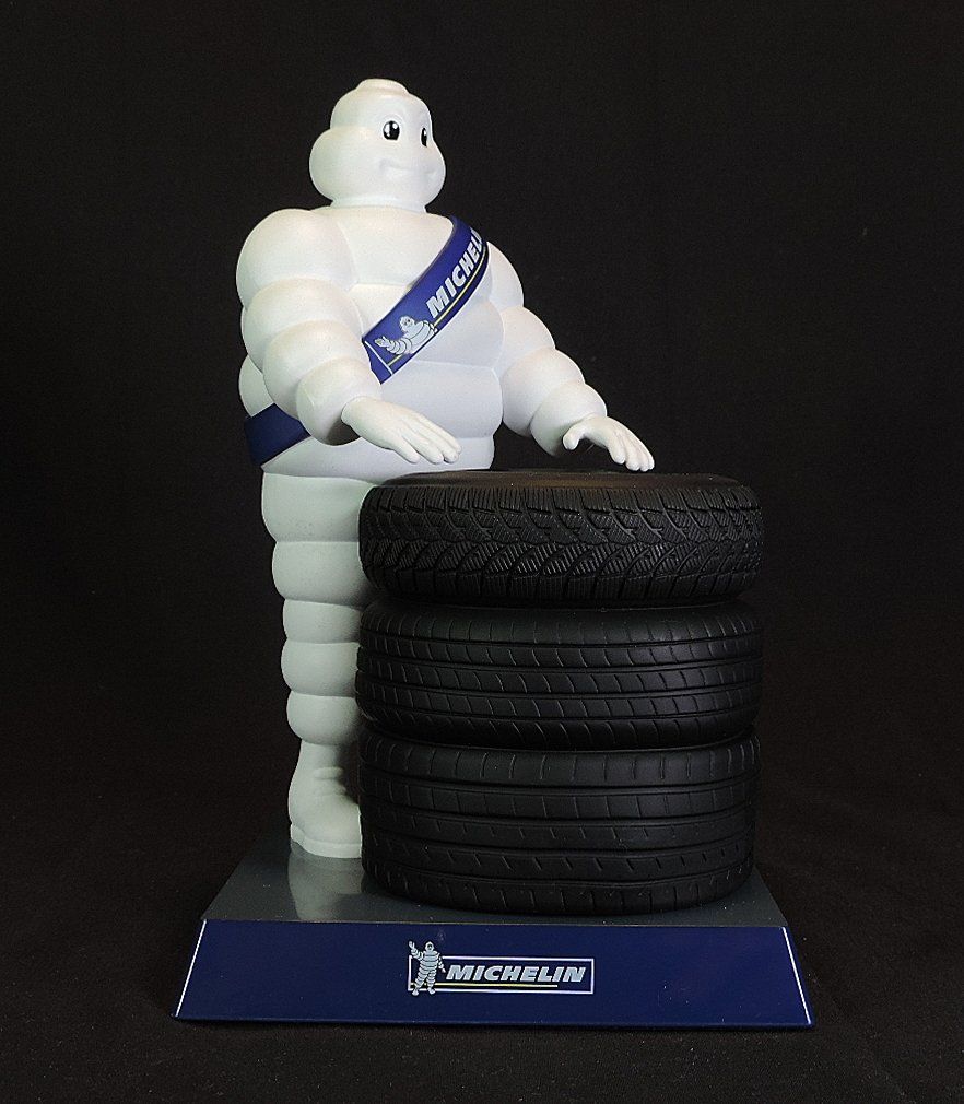 Statuette: Michelin Männchen Figur, Bibendum, Werbung – Nuovo e nell'imballaggio originale da Duggingen venduto da roterbambus 2