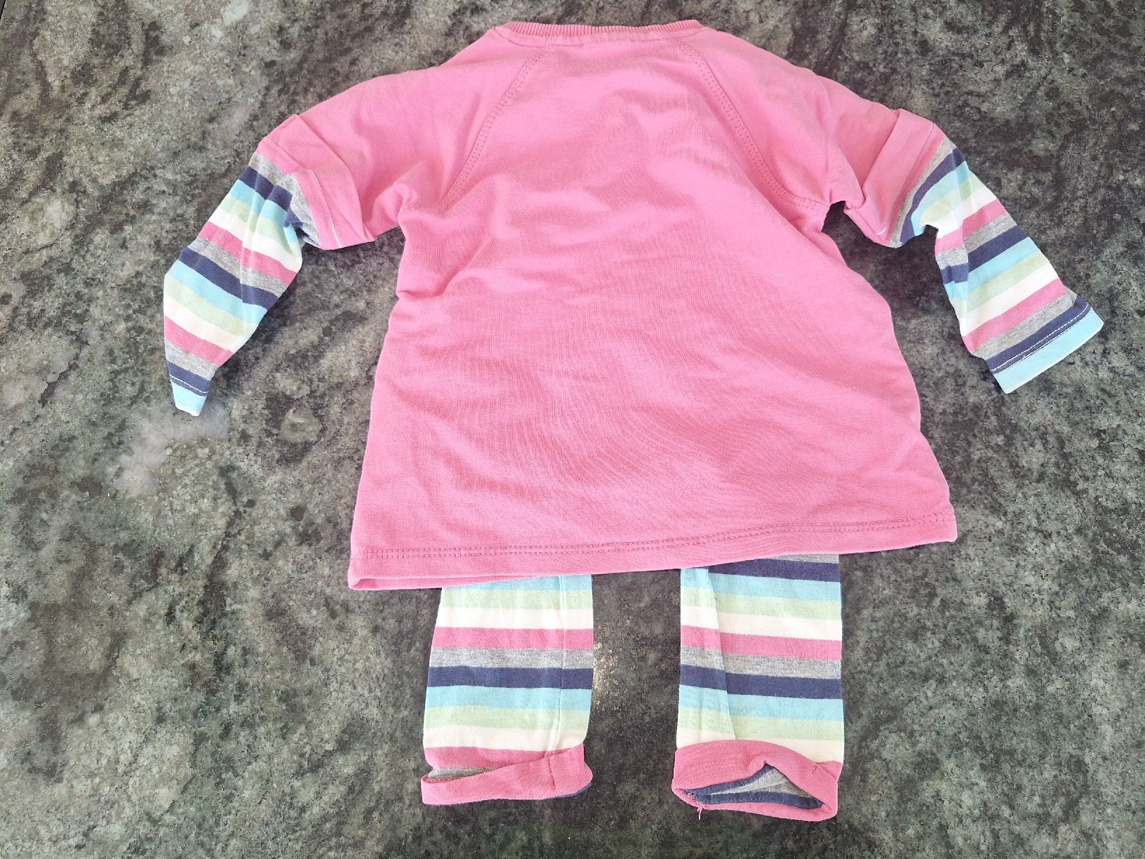 S.Oliver Maglioni & Felpe: S.Oliver Baby-Set, Gr. 74, Rosa/Gestreift,  – Usato da Wilen b. Wollerau venduto da kaffirank 2