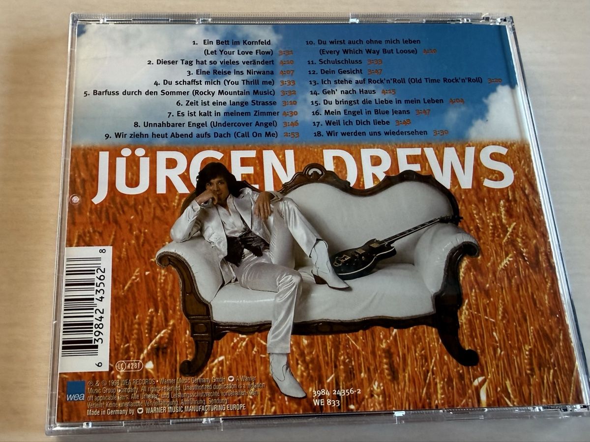 CD: Jürgen Drews - Seine grossen Erfolge - CD – Usato da Oberried Brienz venduto da Chyara 1