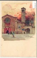 Lugano - Sta Maria degli Angioli - Litho Manuel Wielandt