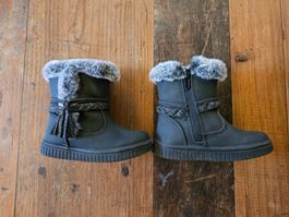 Stiefel schwarz Gr. 21