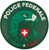 Polizei Fedpol Federale Tiago Patch mit Klett.