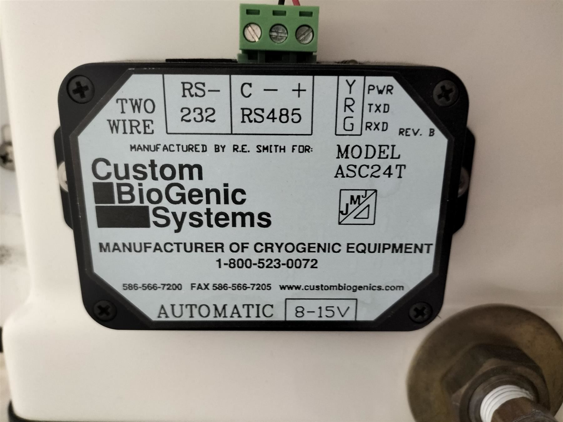 Tutte le macchine: CBS V-1500 AB  / Custom Biogenic System – Usato da Niederdorf venduto da LeptonAG_Labor 6