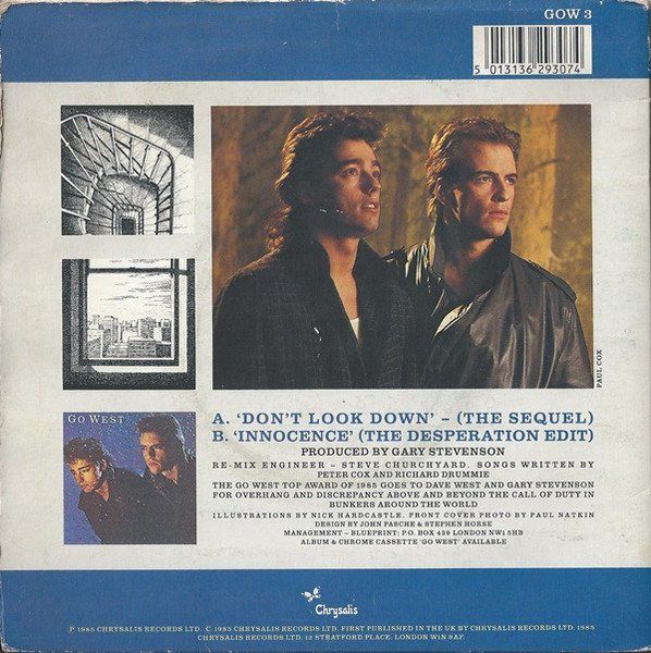 Dischi in vinile: Go West: Don't Look Down (The Sequel) 7" – Usato da Steinhausen venduto da Vilivinili 1