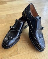 NEW Church's LANA MET Studded Monk Strap Shoes Gr. 40