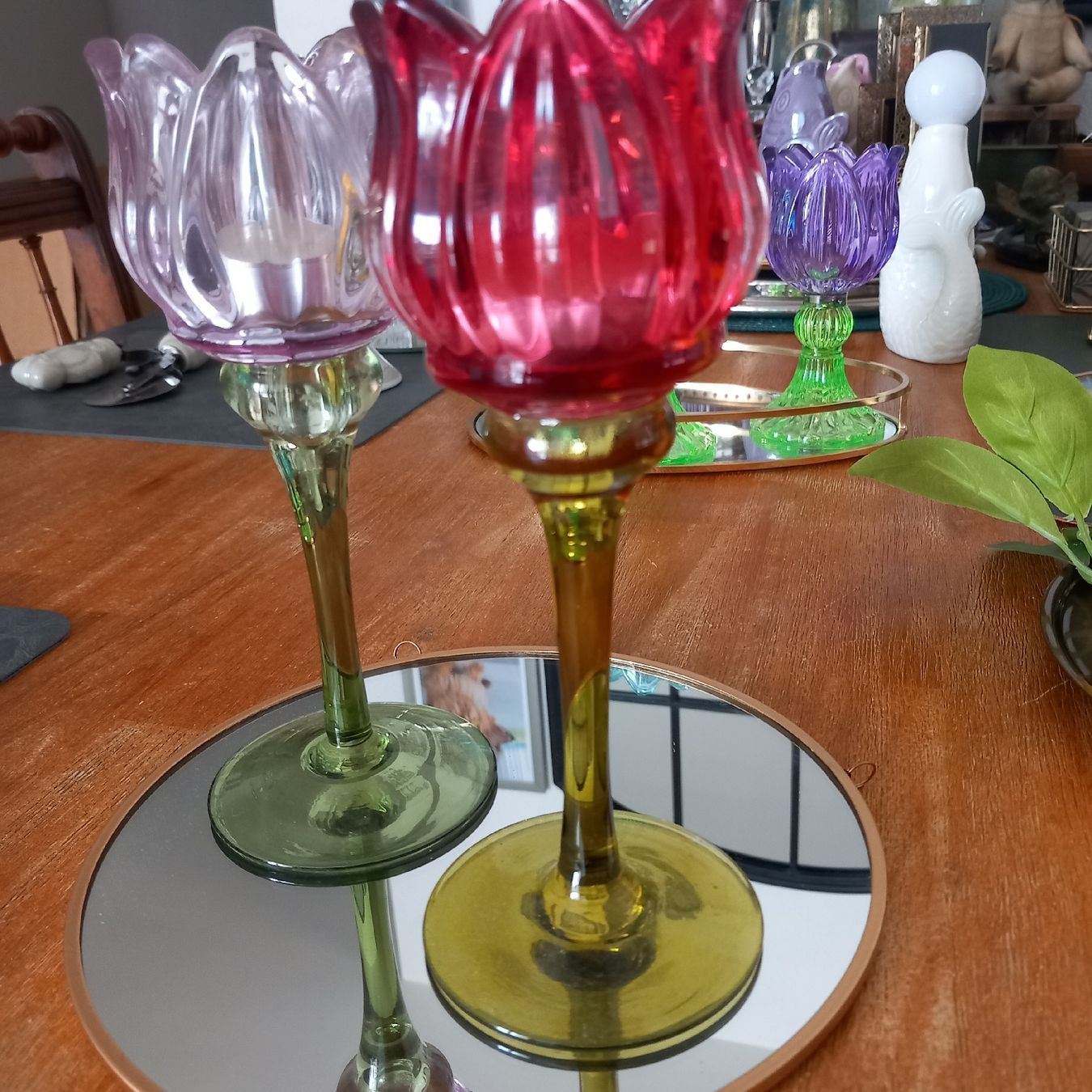 Gläser: Zwei Windlichter / Glas / Vintage – Neu (gemäss Beschreibung) aus Aegerten von gismolini 3
