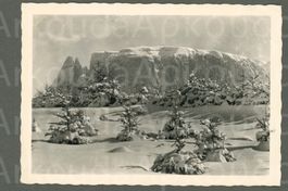 AK sw Sciliar,Schlern Italia vom Renon,Ritten aus ≈ 1958
