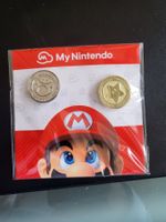 Pin's Mario star and mushroom