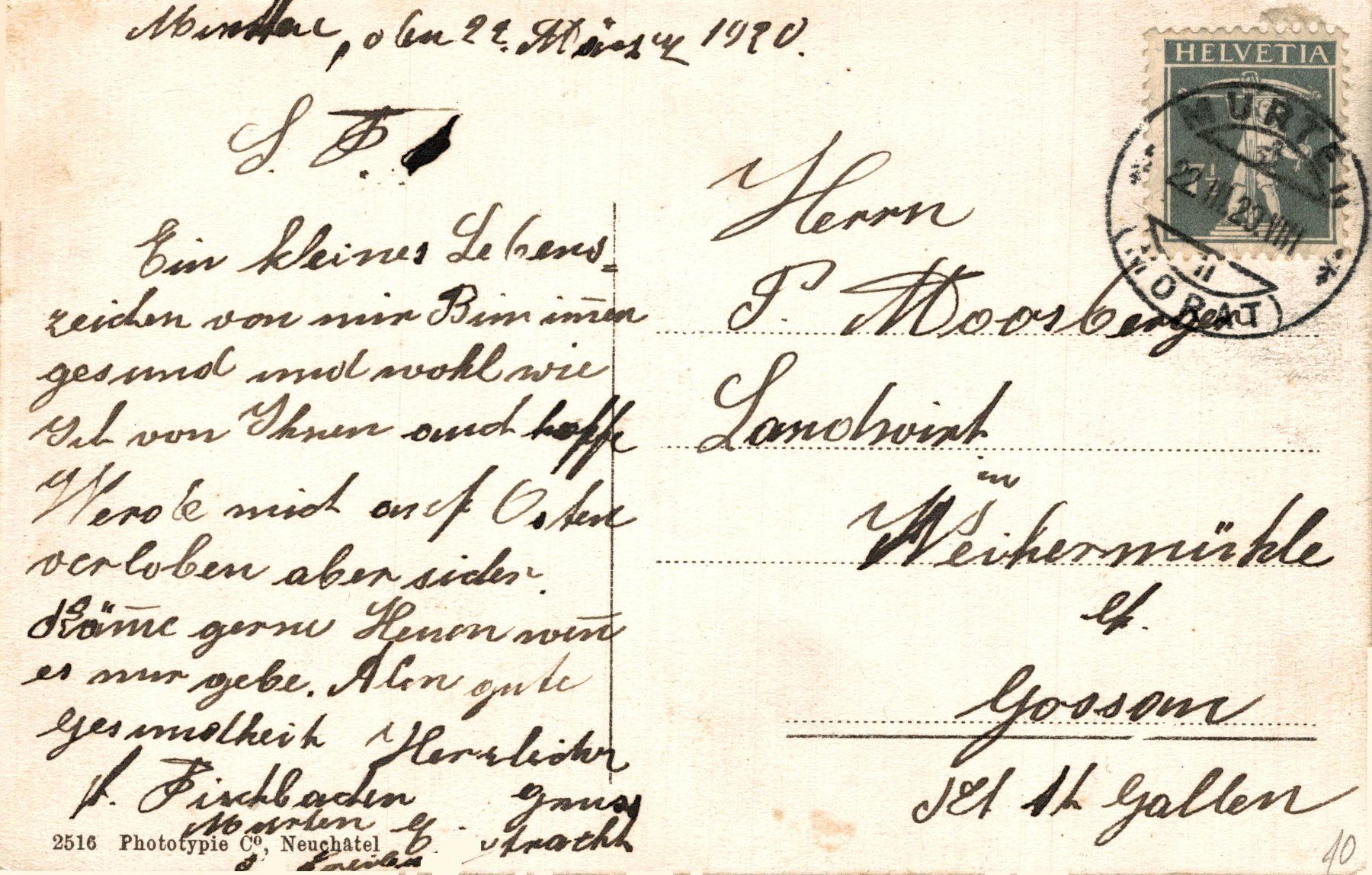 Cartes postales: Morat – D'occasion à Bronschhofen par Astore 1