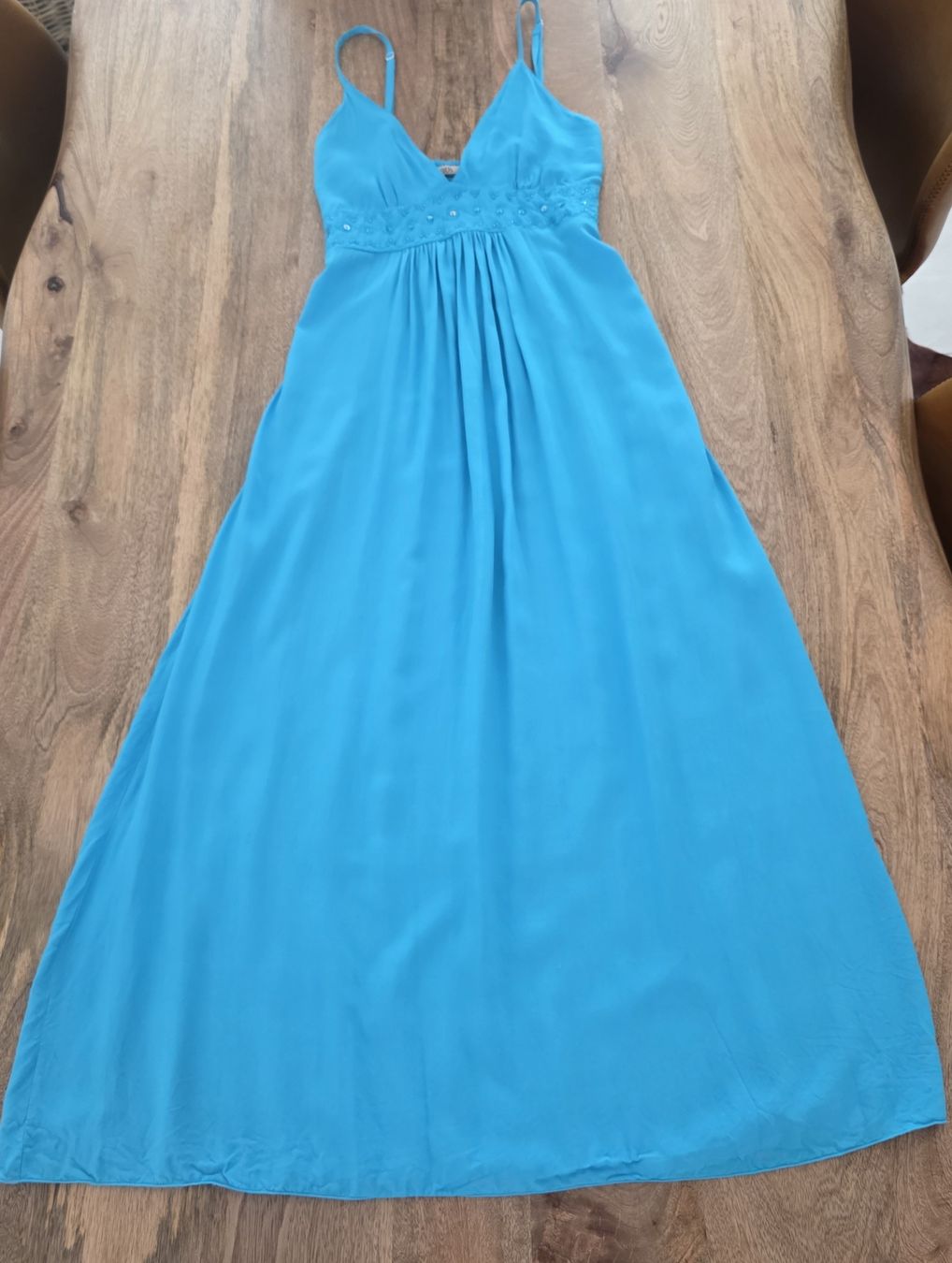 Vestiti: Langes Sommerkleid blau Grösse L  – Usato da Rheinsulz venduto da Gilea 5