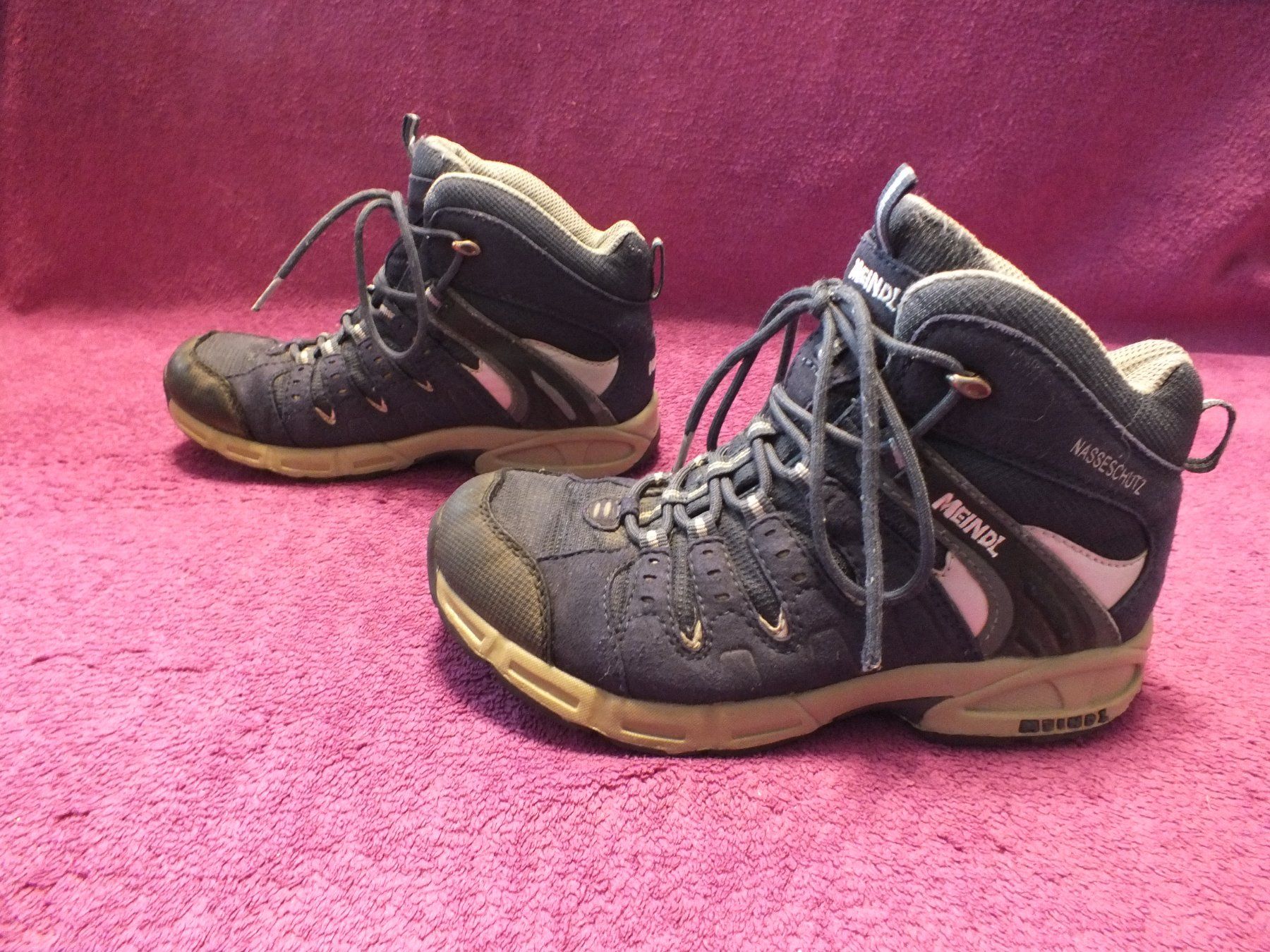 Meindl Scarpe per ragazzi: Meindl Snap Junior MID Wanderschuh / Schuhe in Gr. 34 – Usato da Müllheim Dorf venduto da Seeeule01 2