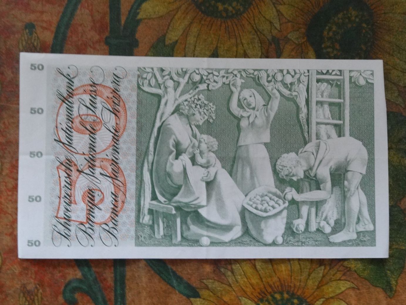Banconote: SUISSE  50  Francs  1973  (4366)  Billet – Usato da Romanel-sur-Lausanne venduto da Swift13 1