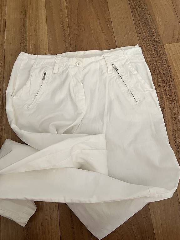 Pantaloni: weisse lange Hose – Usato da Zürich venduto da aknavi 1
