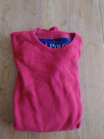 Polo Ralph Lauren Pullover rot Grösse L guter Zustand