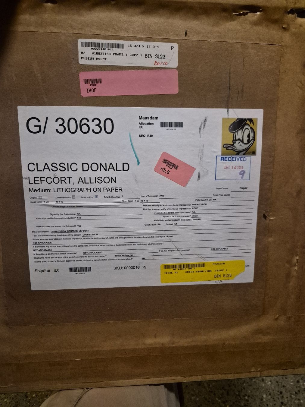 Poster & Bilder: Donald Duck Bild – Gebraucht aus Kriens von sil_6qjz 1