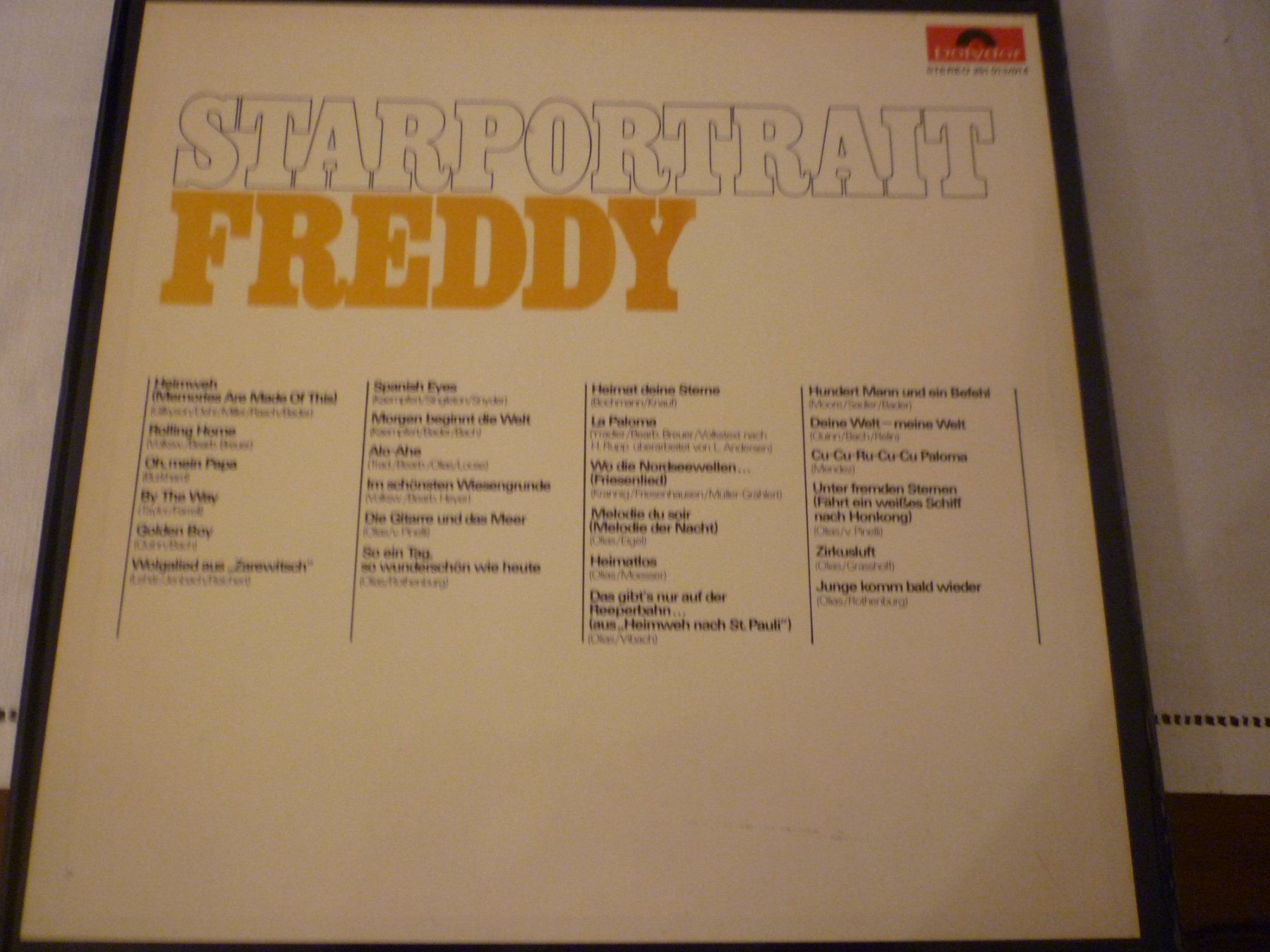Dischi in vinile: starportrait freddy unbespielt – Usato da Langnau am Albis venduto da Molosser 1