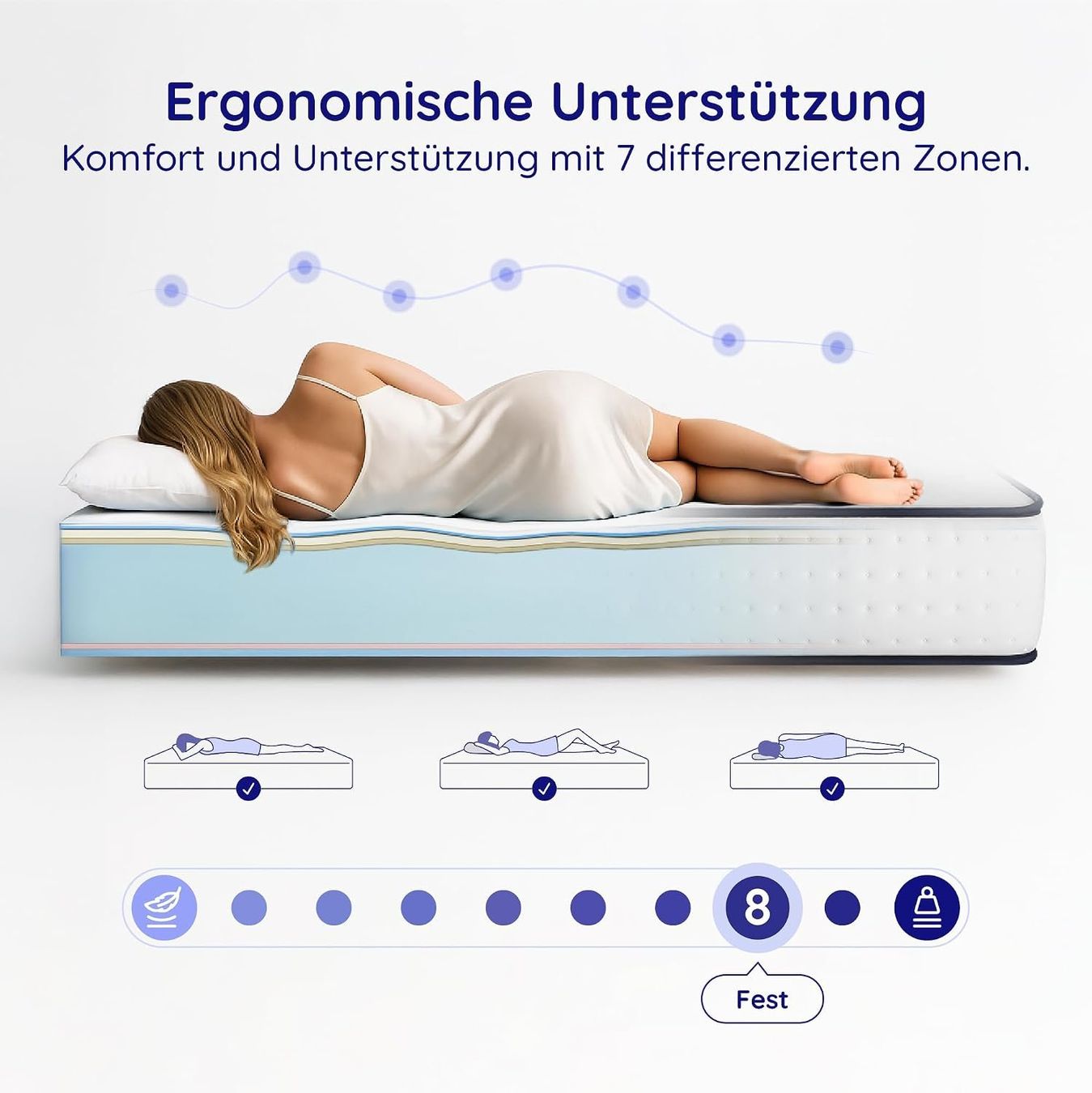 Matratzen: Matratze 180x200 cm 30 cm Höhe – Neu und originalverpackt aus Schaffhausen von Helvetiqo 4