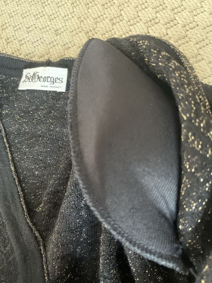 Giacche: St. Georges Strickjacke, schwarz-Glitzer, 40 – Usato da Solothurn venduto da Bobesch08 9