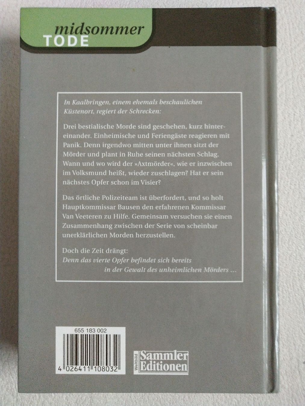 Libri: Håkan Nesser - Das vierte Opfer – Usato da Bergdietikon venduto da Tanne_10 1