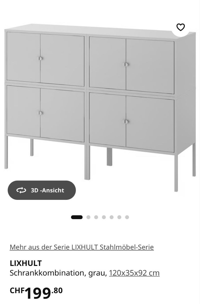 Ikea Commodes: Kommode/Sideboard, Metall – D'occasion à Solothurn par an_wy 2