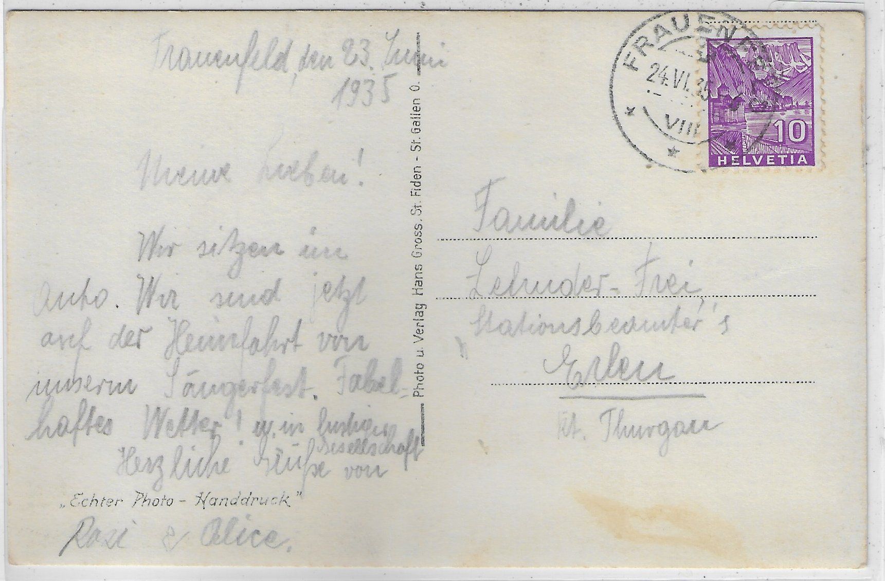 Cartoline postali: Steckborn - Hotel Krone und Schloss – Usato da Ettingen venduto da Kartenplanet 1