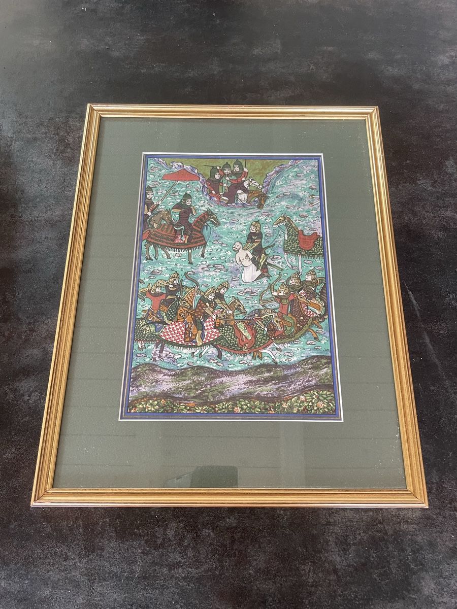 Dipinti: Tableau Ancien Tissu Persan – Usato da Vallamand venduto da Bricbracbroc82