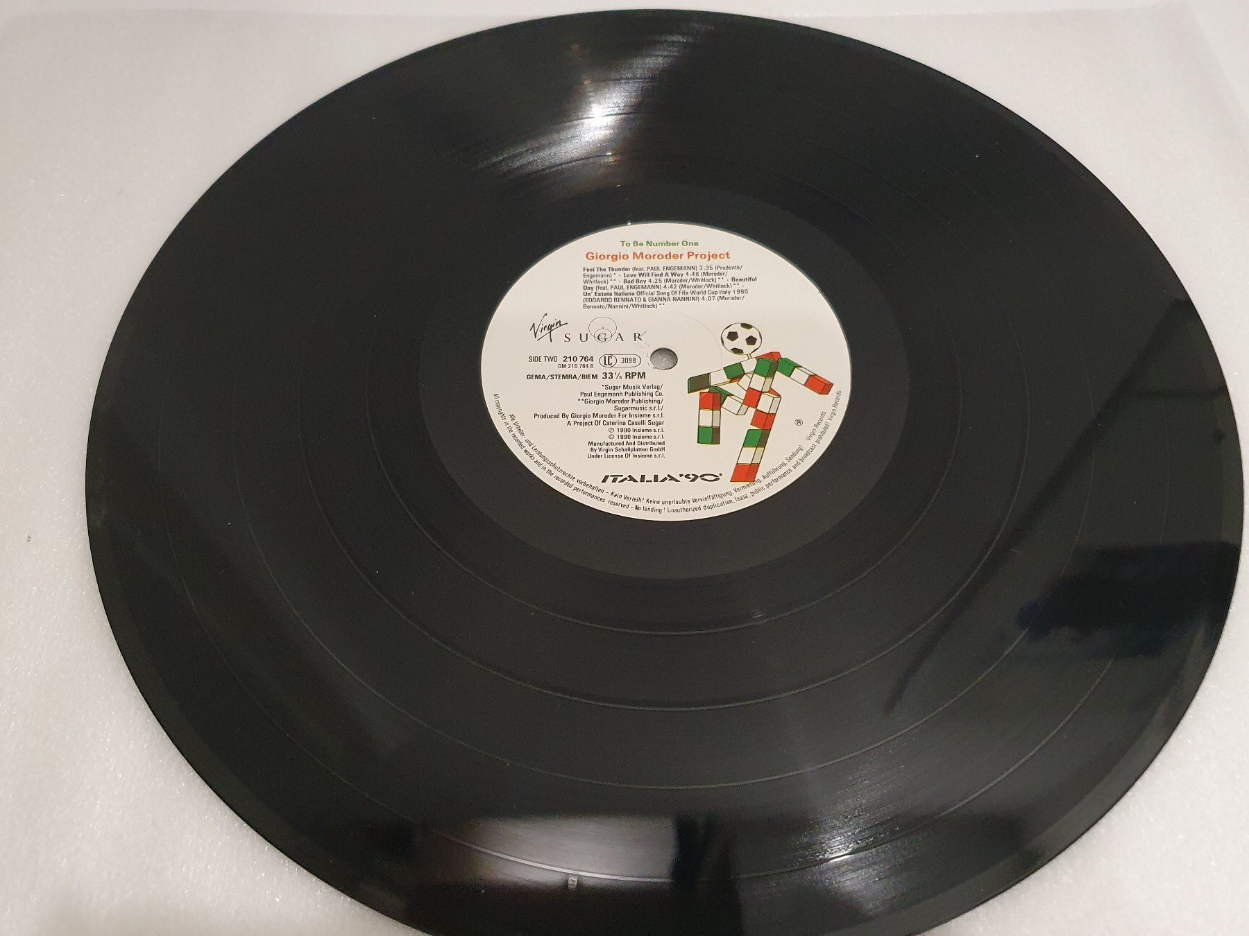 Dischi in vinile: Giorgio Moroder Project – To Be Number One (Summer 1990) – Usato da Uster venduto da Vinyl-Leidenschaft 6