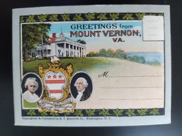 Grusskarte Mount Vernon VA George Washington