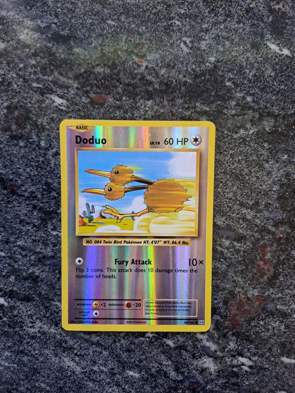 Pokémon Carte collezionabili: Pokemon Evolutions Holo - Doduo 69/108 - English - Played – Usato da Broc venduto da Alexx47