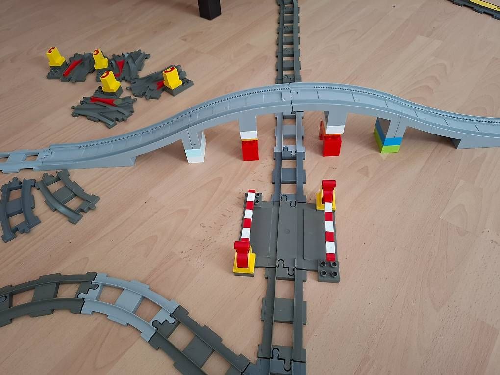 Lego Giocattoli: Grosses Lego Duplon Eisenbahn Set – Usato da Heimberg venduto da Wendel1 4