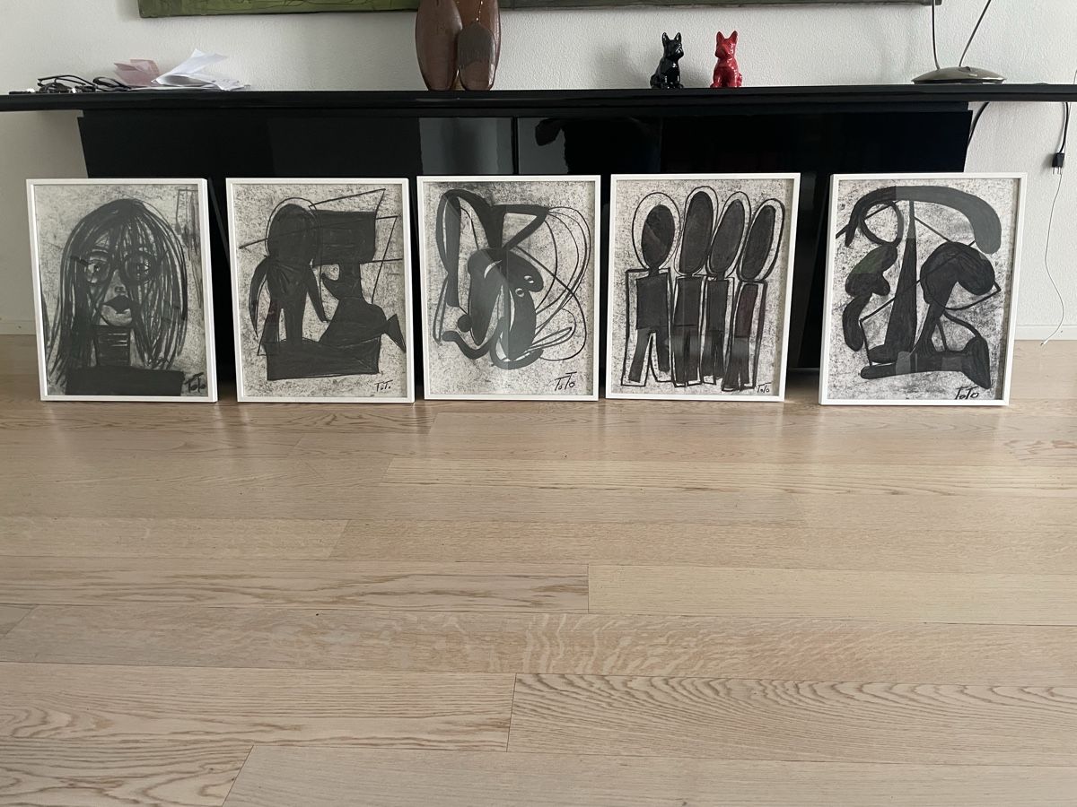 Foto & Immagini: Kunst Bild Kohle auf Papier 40x50 – Nuovo (secondo la descrizione) da Lausen venduto da artehome 9