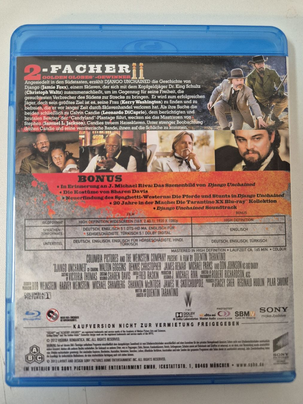 Tutti i DVDs: Django Unchained Blu-Ray – Usato da Lindau venduto da Hammy0740 1