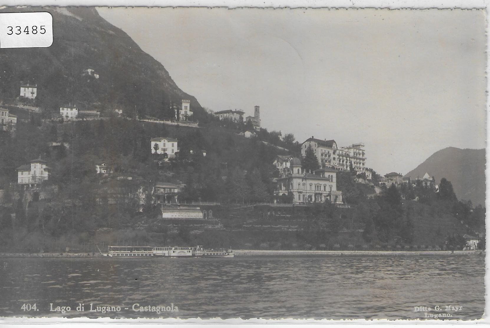 Ansichtskarten: Lago di Lugano - Castagnola – Gebraucht aus Ettingen von Kartenplanet