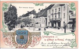 LA CHAUX - de - FONDS, le POD avec le Casino
