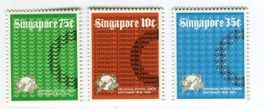 Briefmarken "Weltpostverein". Singapur.
