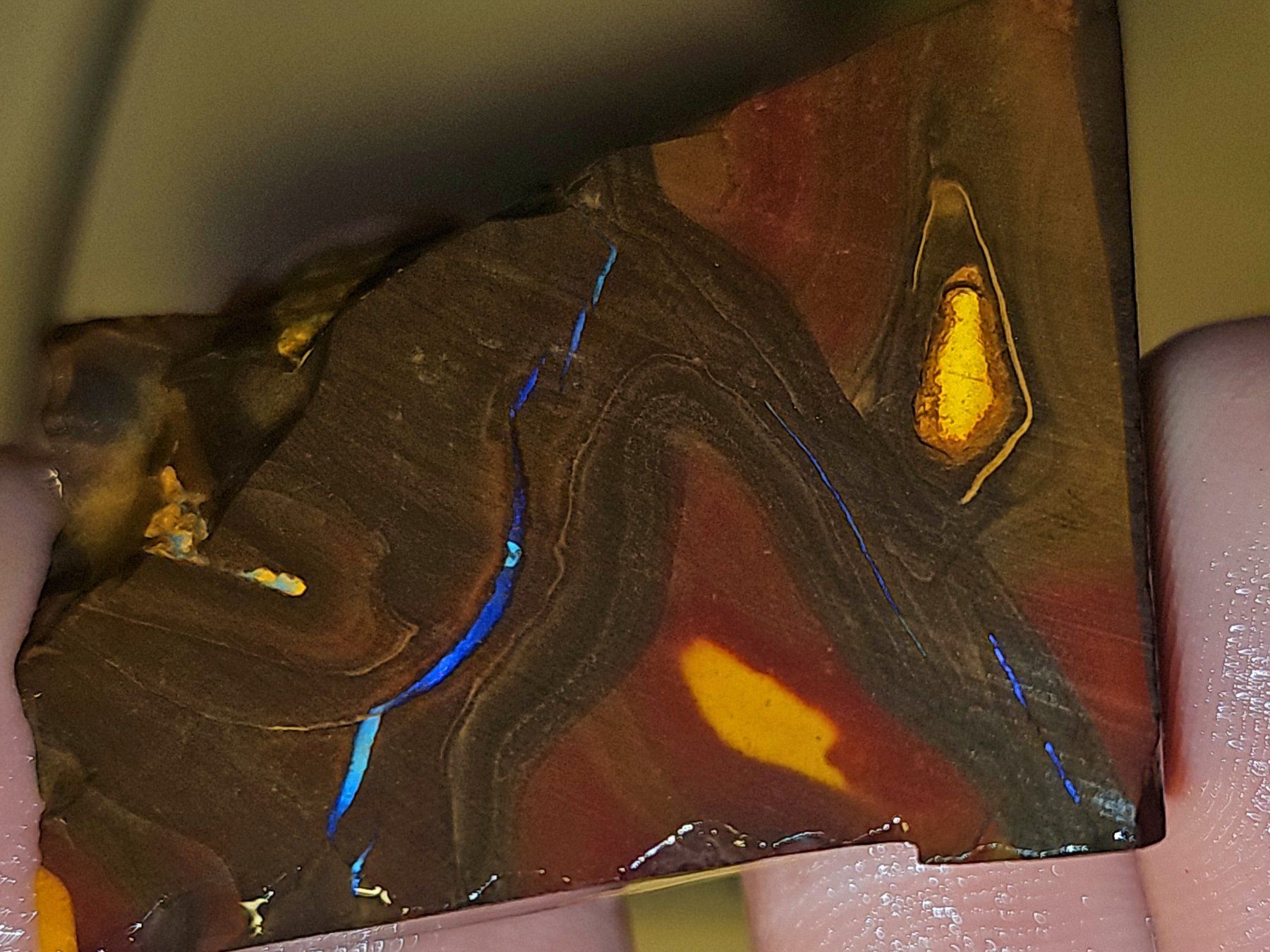 Pietre preziose: Koroit Boulderopal Rohstein – Nuovo e nell'imballaggio originale da Uerkheim venduto da Winwinner 6