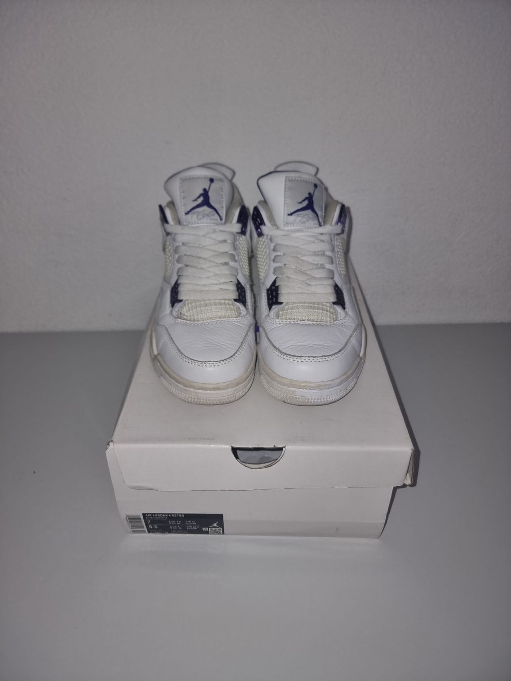 Scarpe da donna: Air Jordan 4 Metallic Purple – Usato da Othmarsingen venduto da Lucadeleo169 1